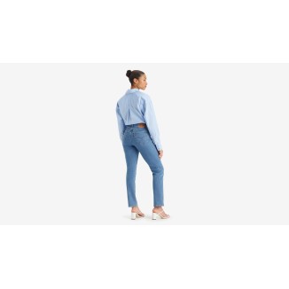 Jeans Donna LEVI'S® 724 vita alta gamba dritta Colore Medio